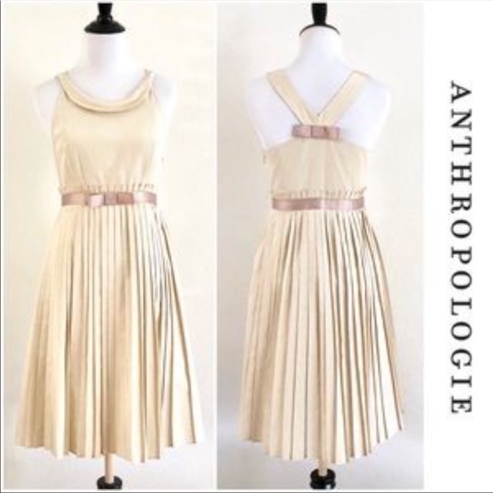 Moulinette Soeurs Cream Midi Dress